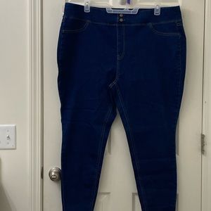 4XL (28-30) TERRA & SKY WOMENS PLUS SIZE     HIGH RISE TUMMY CONTROL JEGGINGS